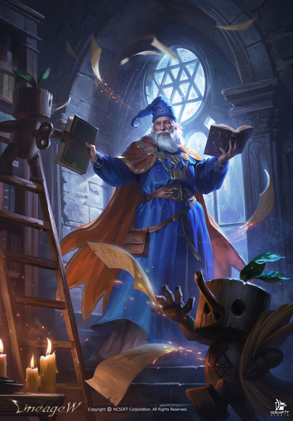 Heroic Alleum Illustration from Lineage W