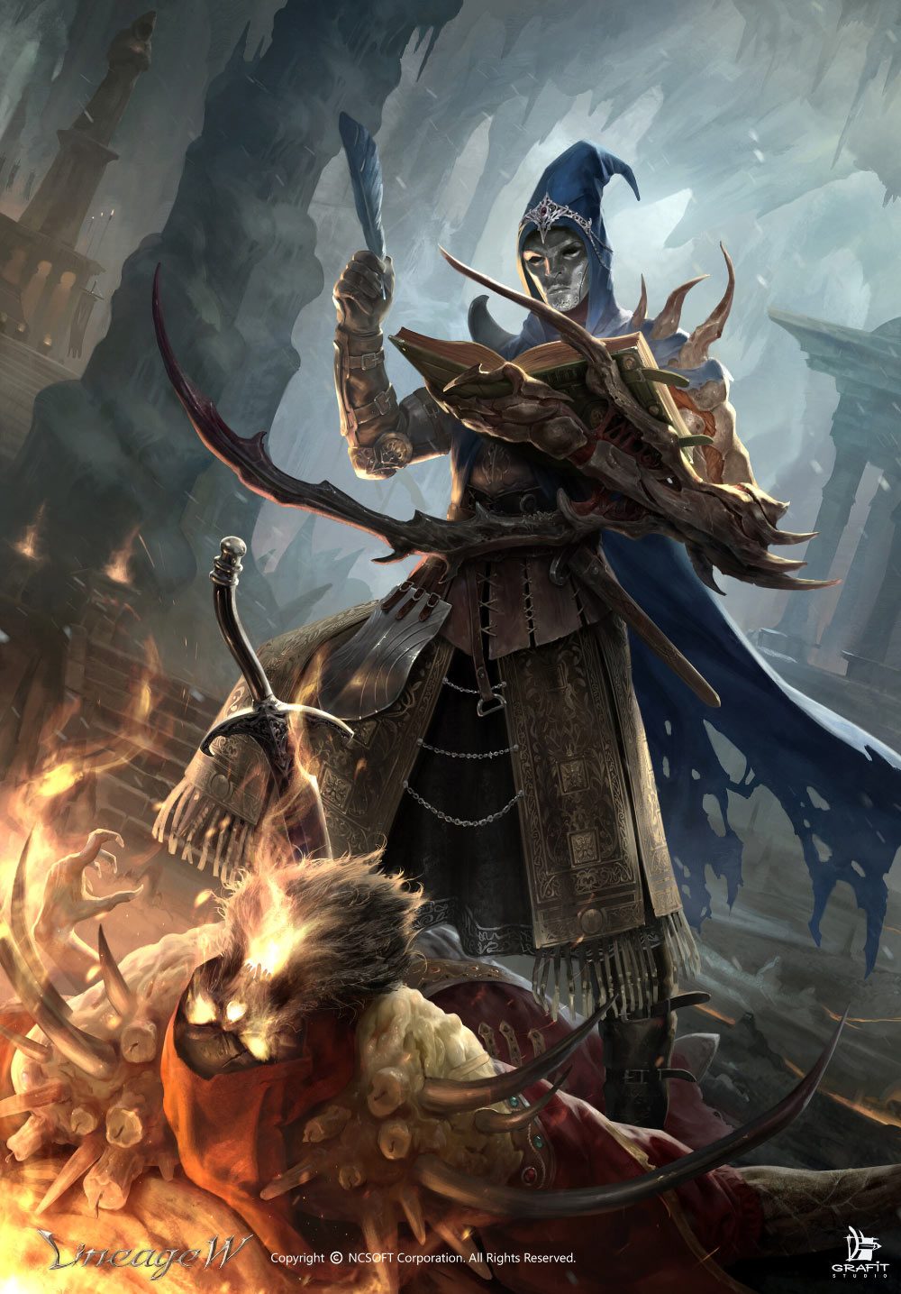 Heroic Nathan Illustration from Lineage W