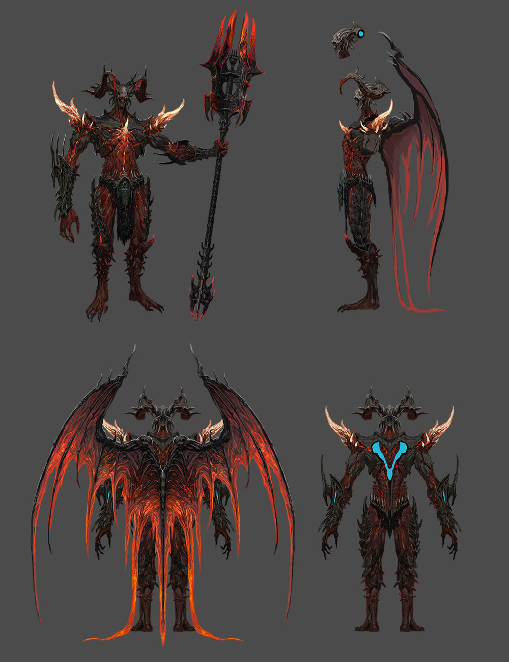 Ifrit Concept Artwork from Lineage W