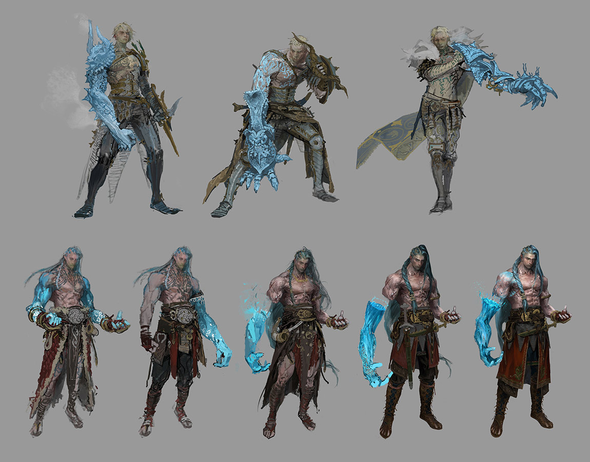 Mana Striker Concept Art from Lineage W
