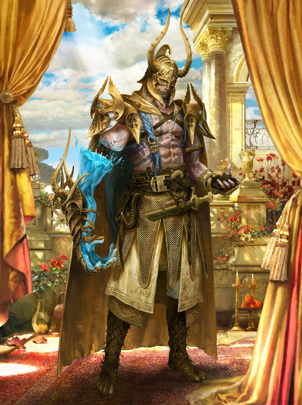 Mana Striker Mythic Transformation Card Illustration from Lineage W