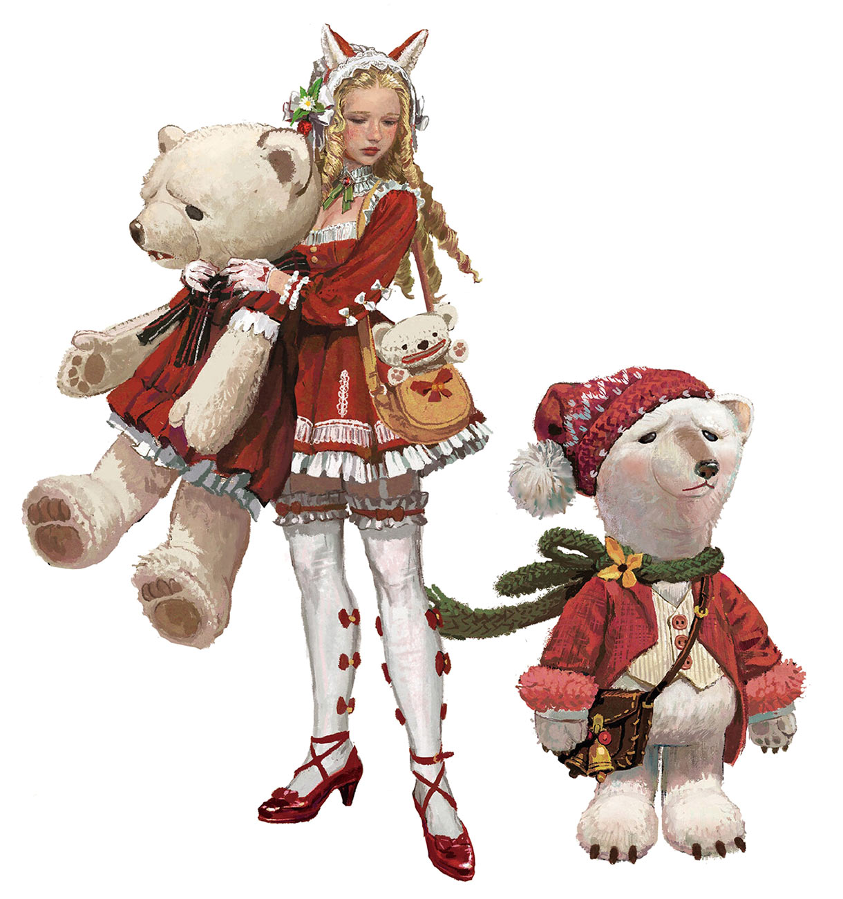 Nicole and Alf Concept Art from Lineage W