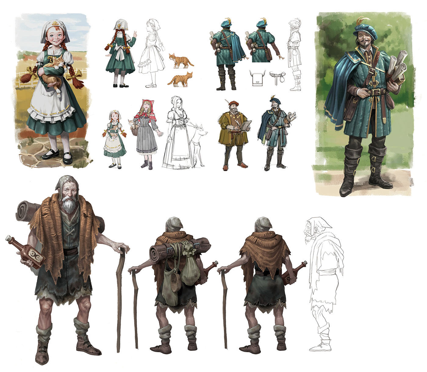 NPC Concepts from Lineage W