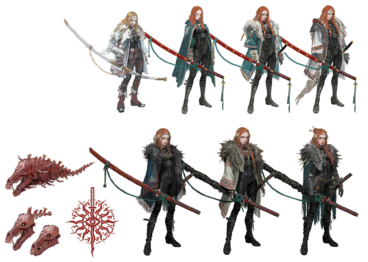 Sura Concept Artwork from Lineage W