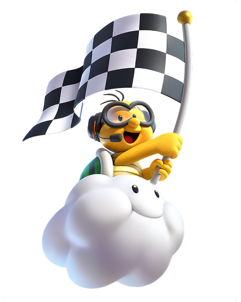 Lakitu Art from Mario Kart World