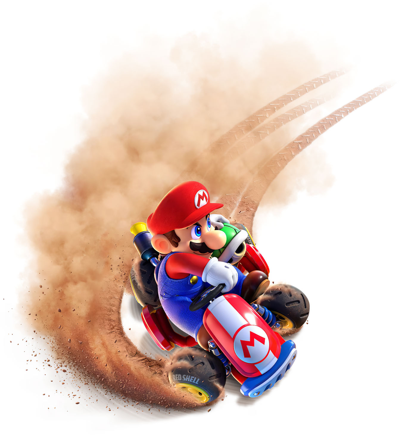 Mario Drift Art from Mario Kart World