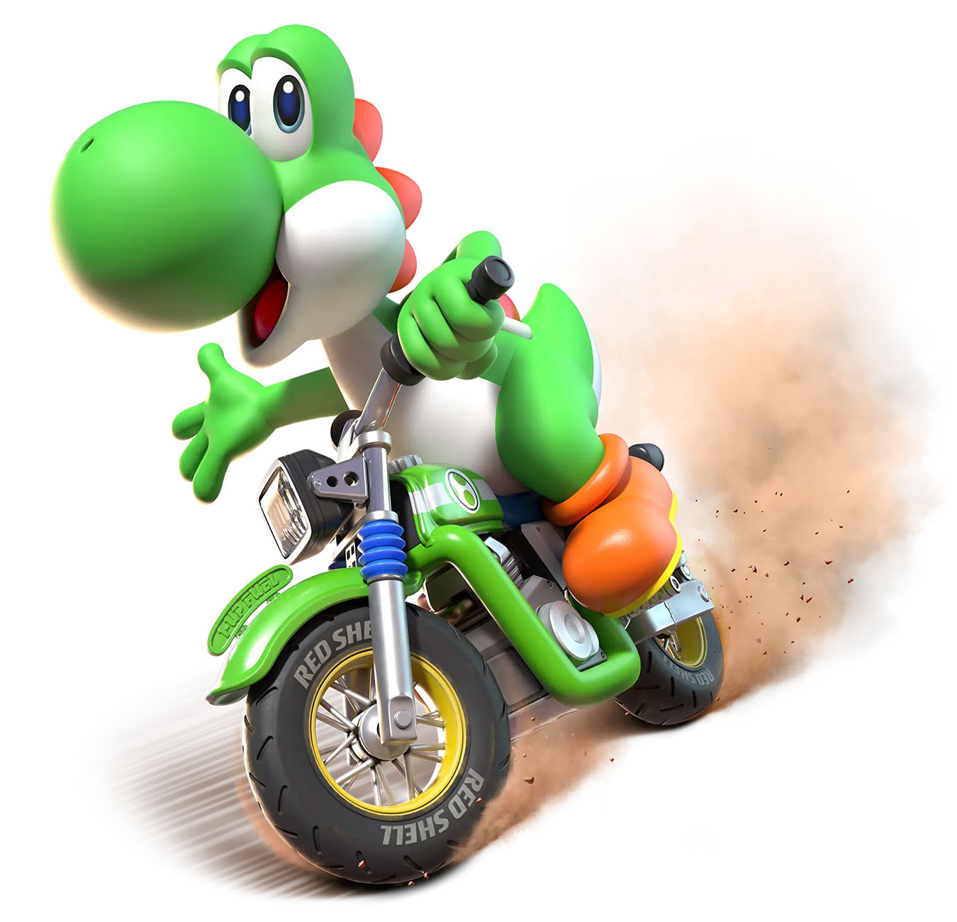 Yoshi Art from Mario Kart World
