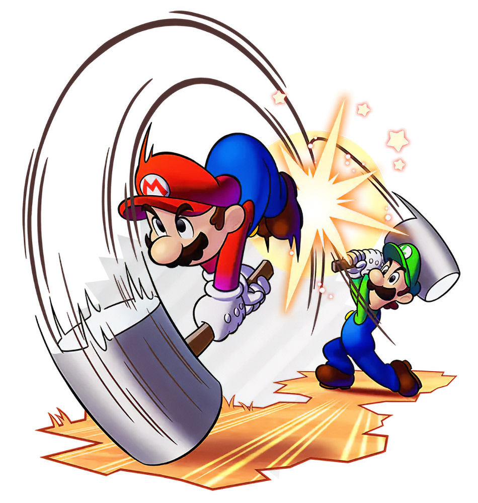 Hammer Attack Art from Mario & Luigi: Brothership