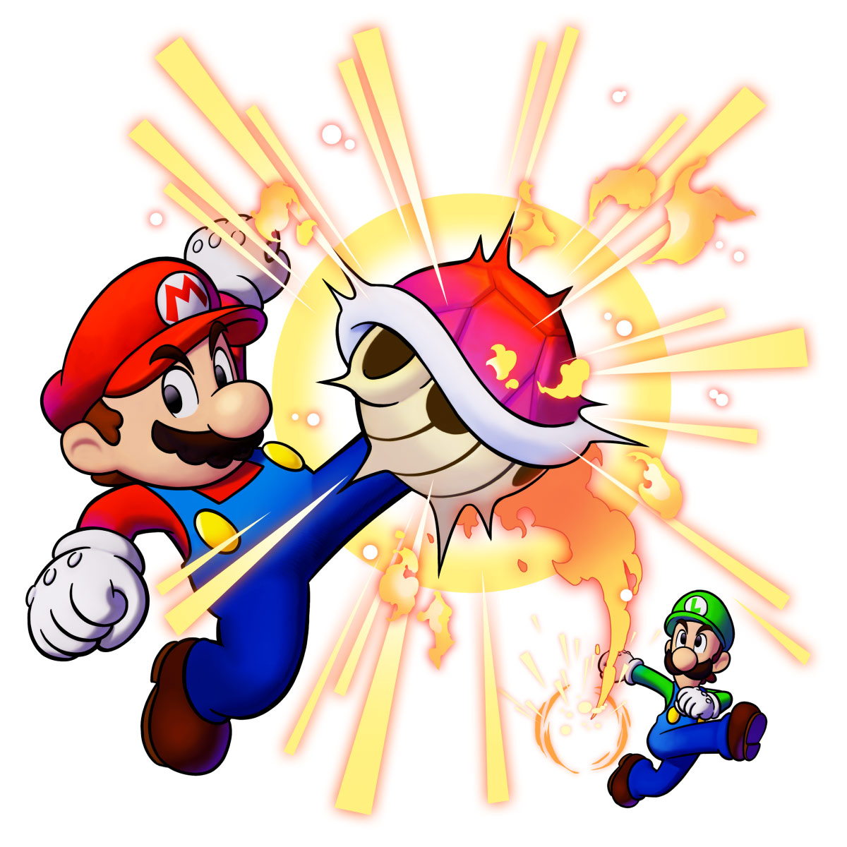 Red Shell Bros. Attack Art from Mario & Luigi: Brothership
