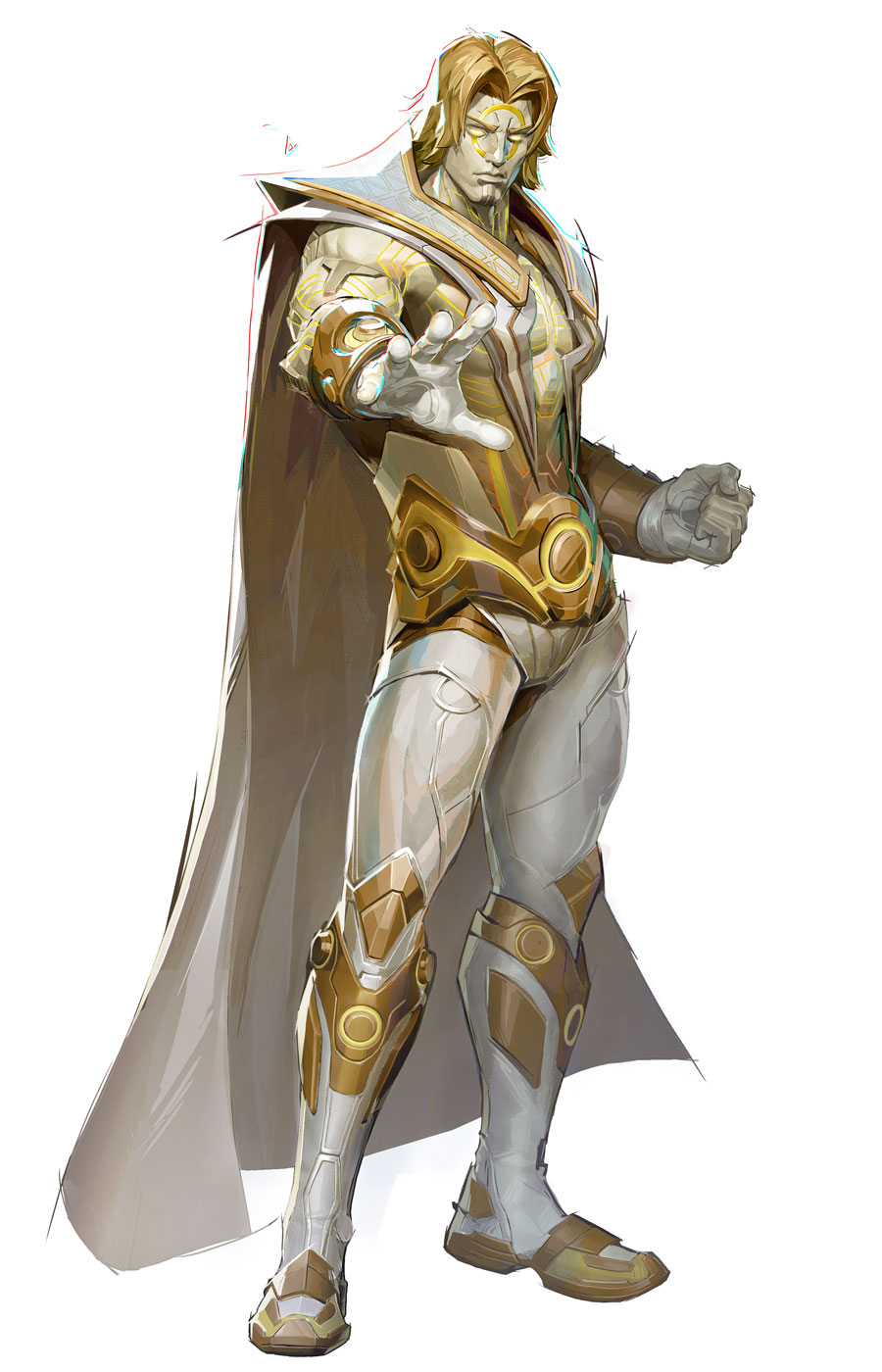 Adam Warlock, King in White Art from Marvel Rivals