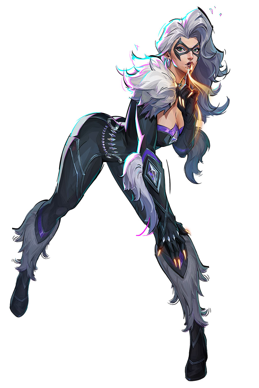 Black Cat Artwork from Marvel Rivals