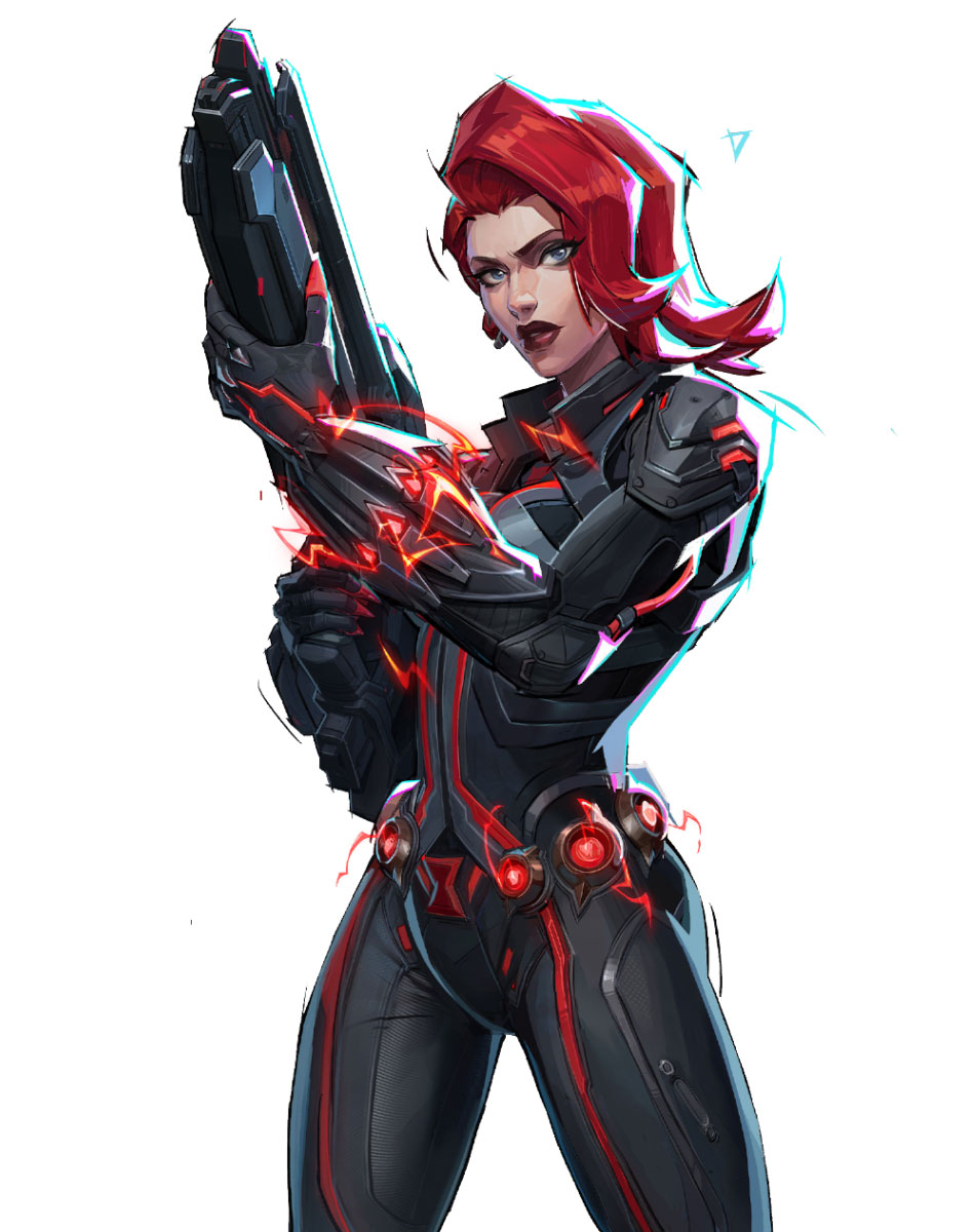 Black Widow Artwork from Marvel Rivals