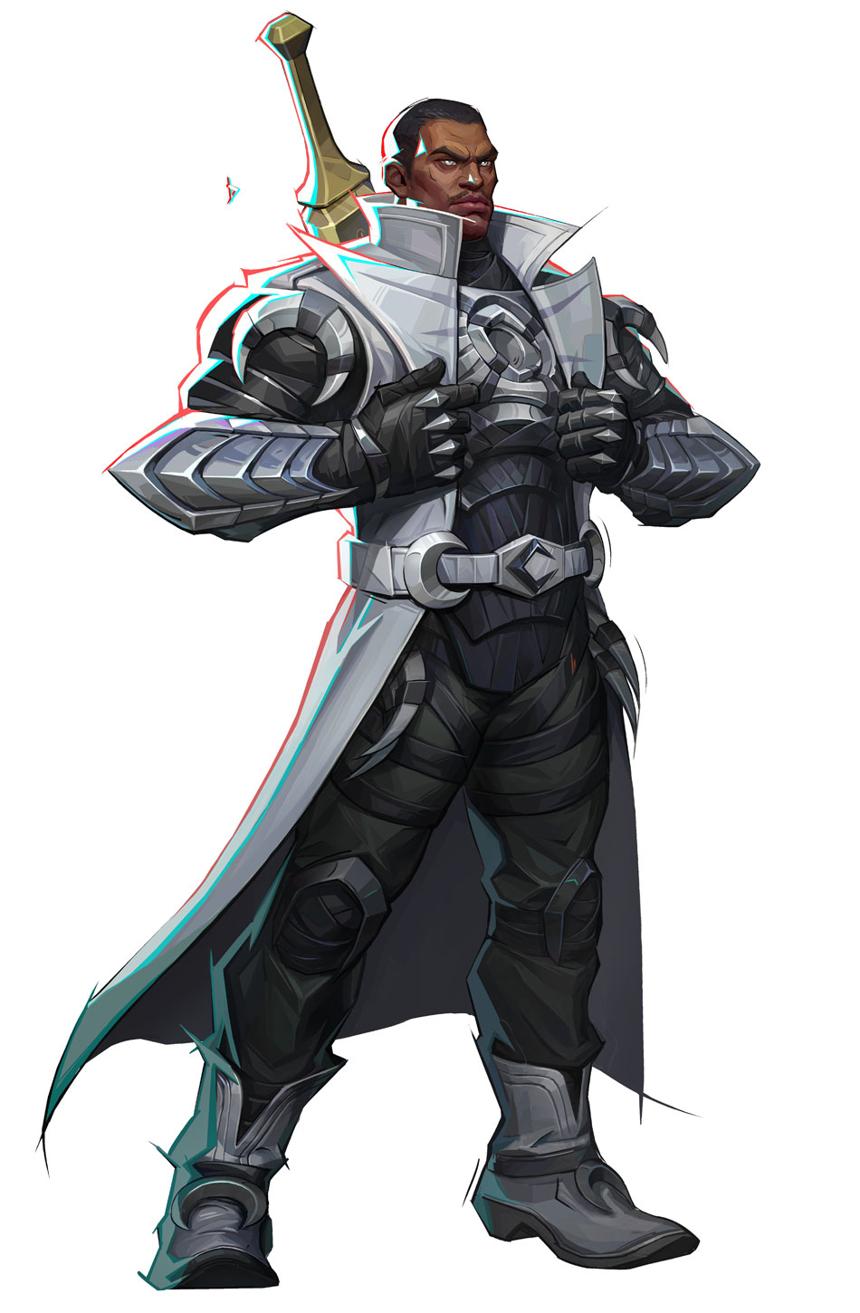 Blade, Blade Knight Art from Marvel Rivals
