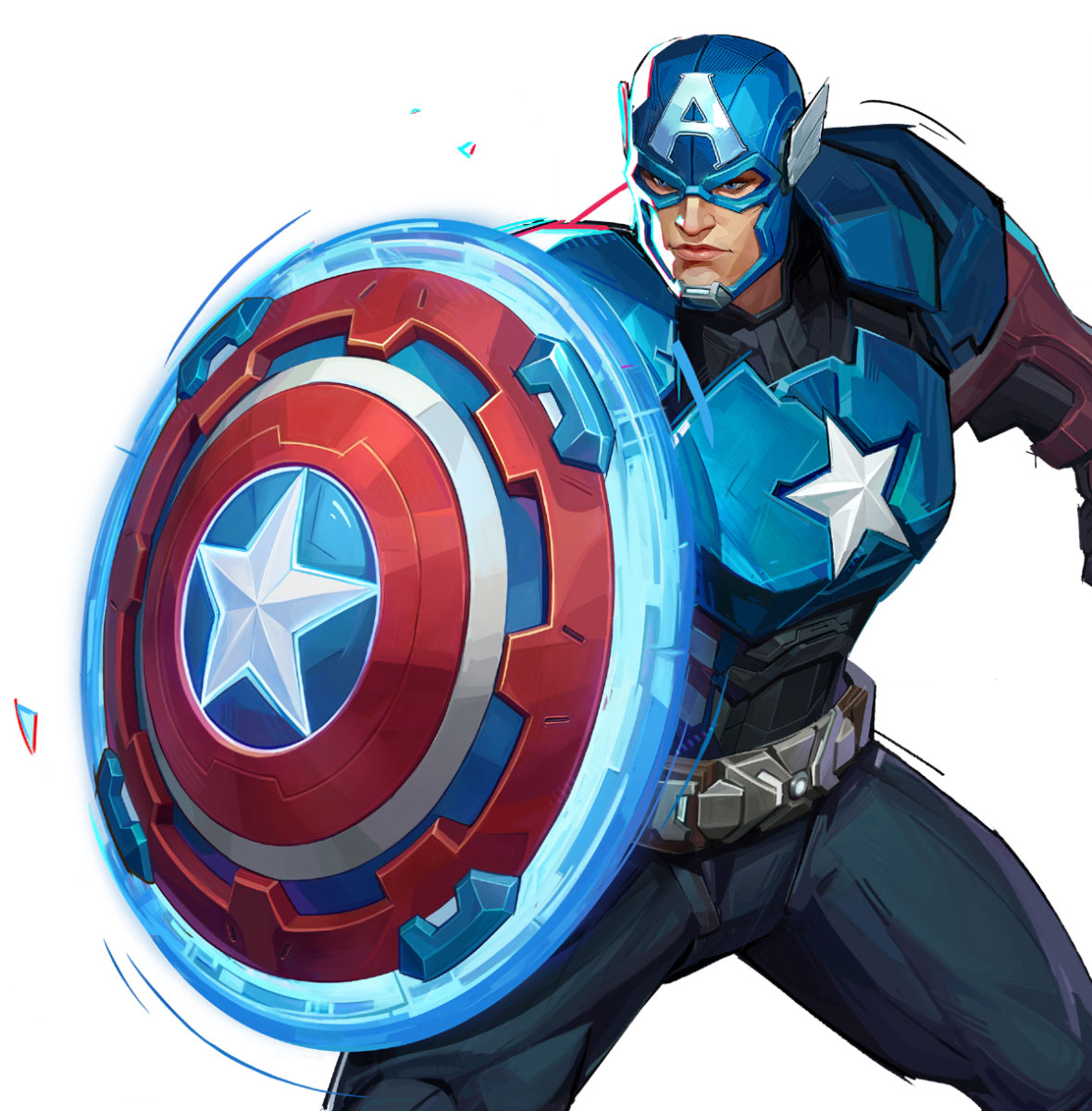 Captain America Artwork from Marvel Rivals