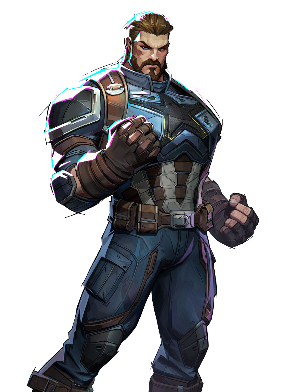 Captain America, Avengers: Infinity War Art from Marvel Rivals