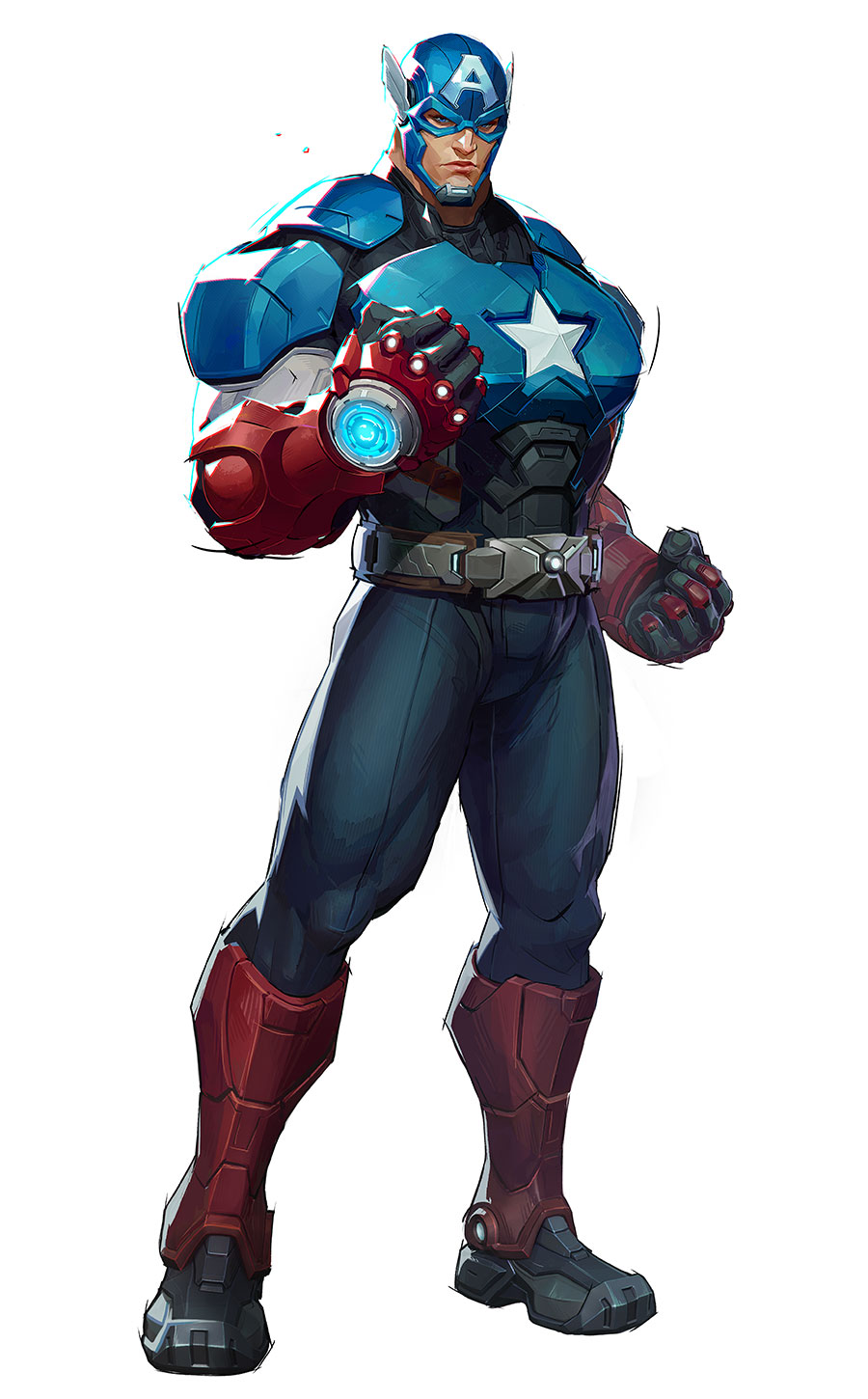 Captain America Art from Marvel Rivals