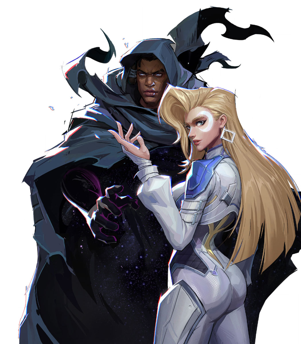 Cloak and Dagger Artwork from Marvel Rivals