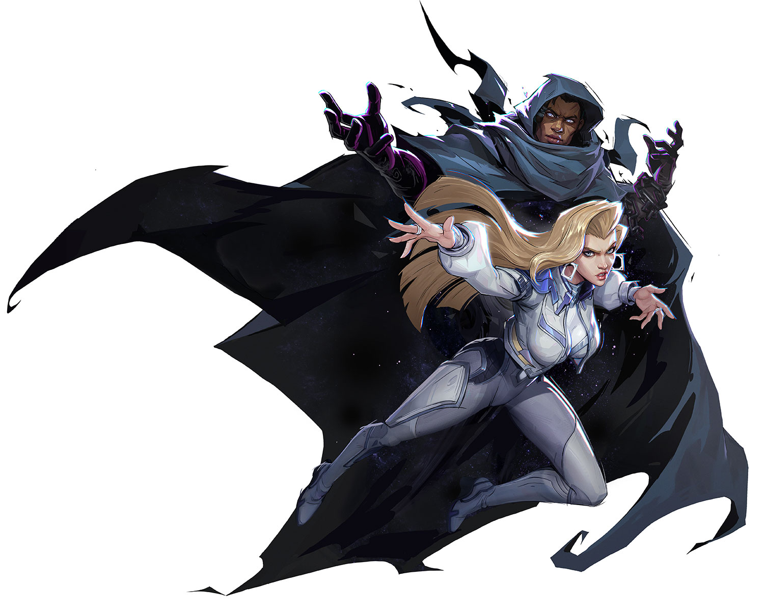 Cloak & Dagger Art from Marvel Rivals
