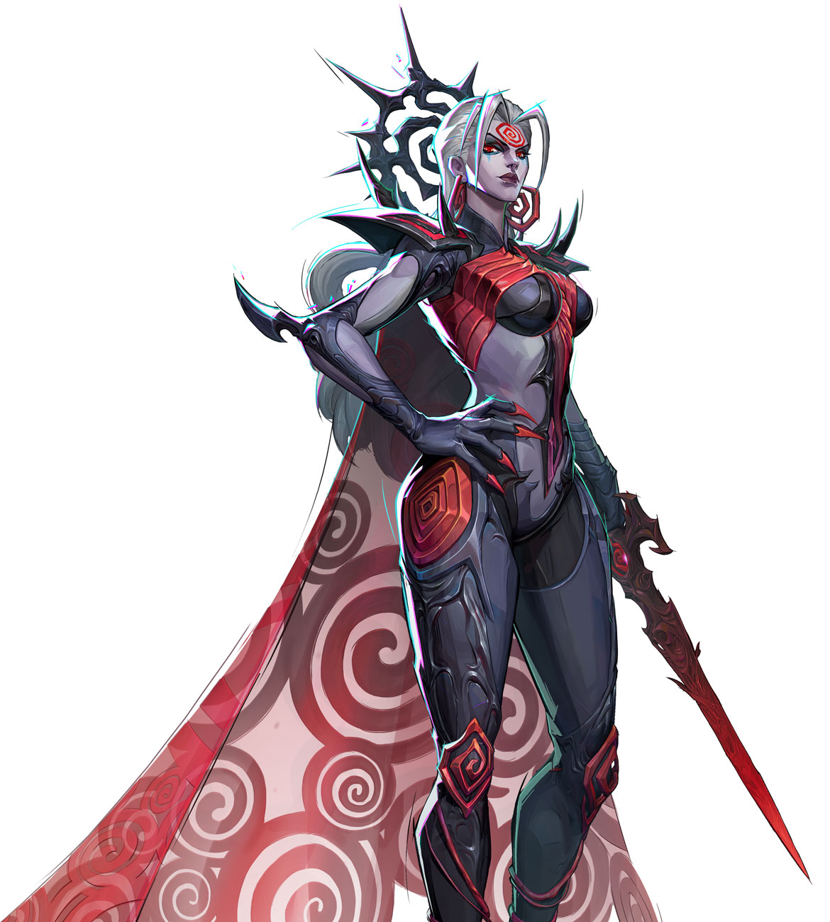 Hela, Queen in Black Art from Marvel Rivals