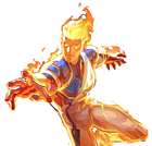 Human Torch Artwork