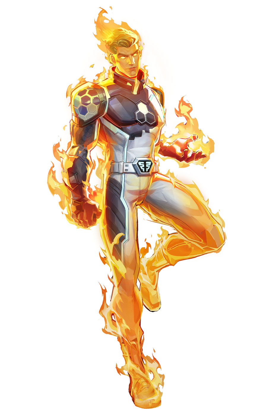 Human Torch, Future Foundation Art from Marvel Rivals