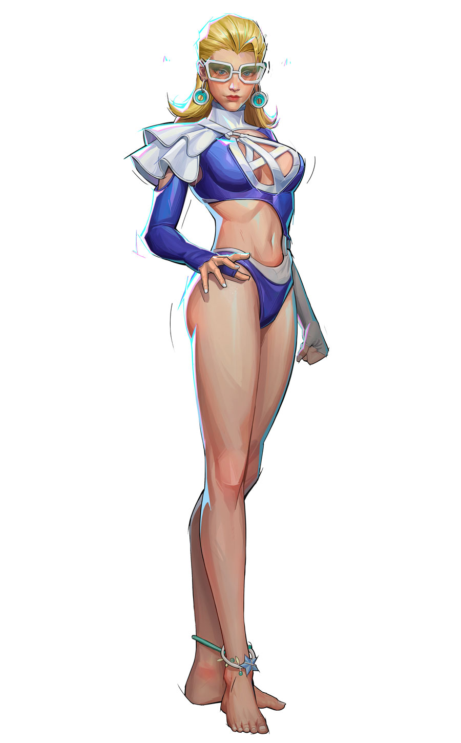 Invisible Woman, Azure Shade Art from Marvel Rivals