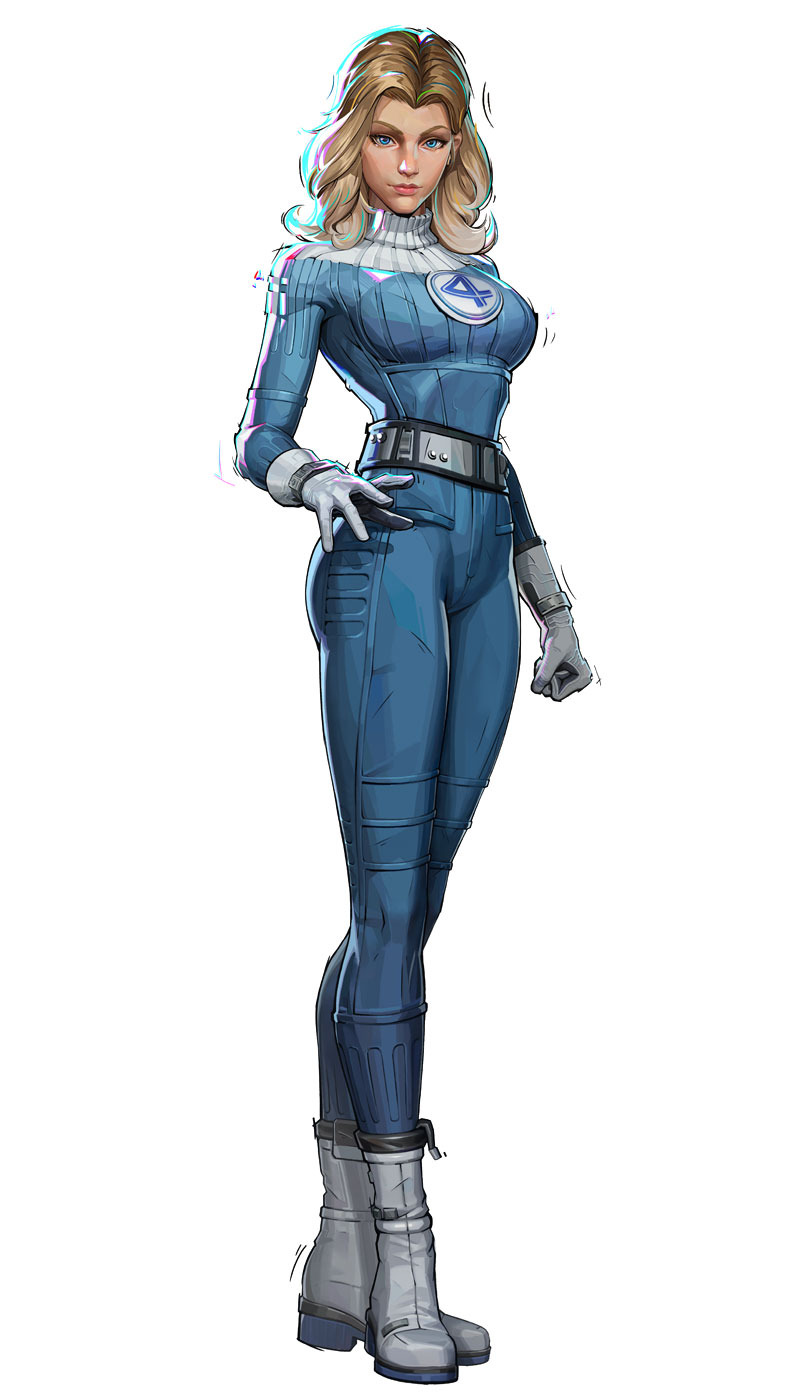 Invisible Woman, The Fantastic Four: First Steps Art from Marvel Rivals