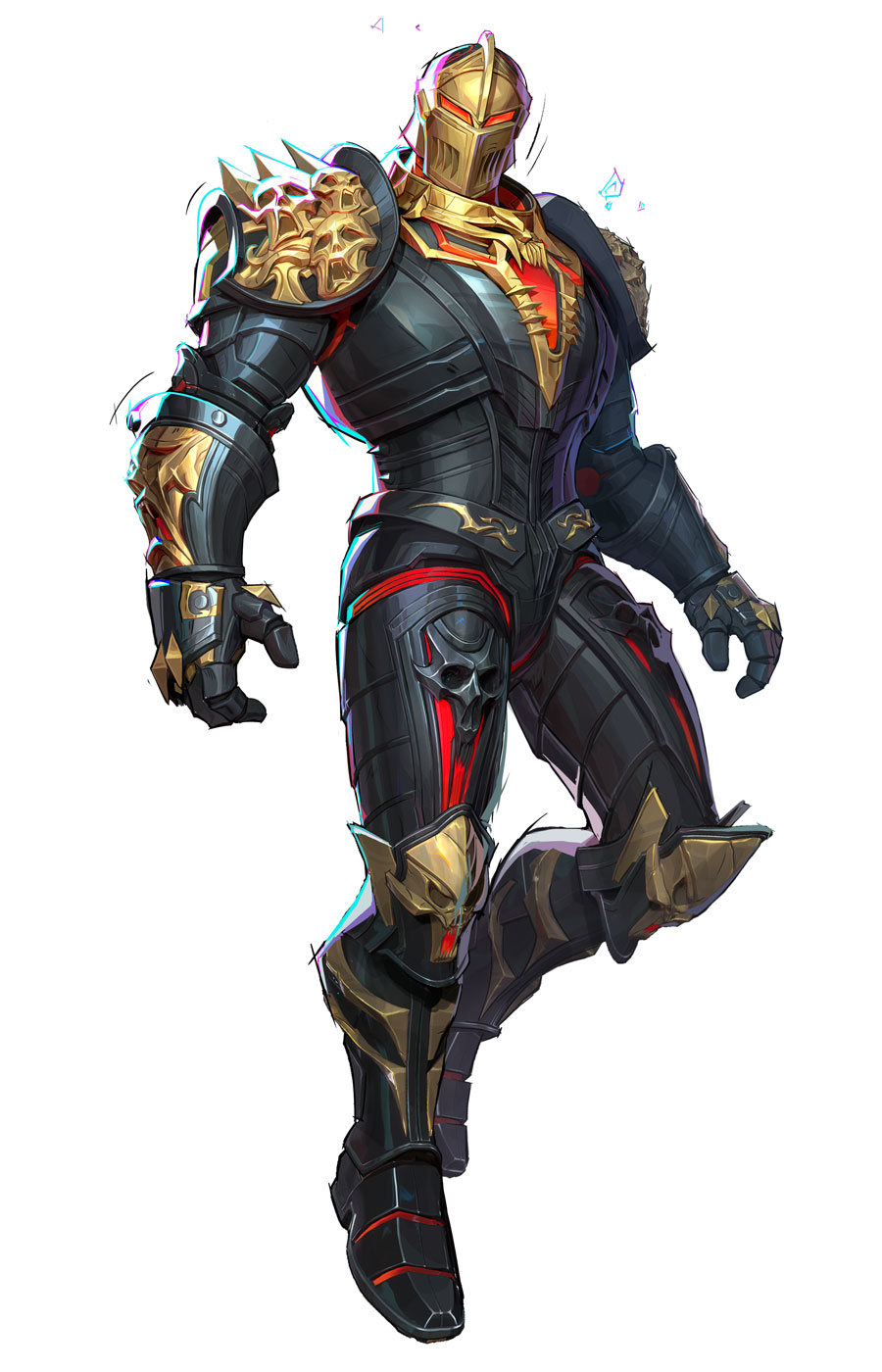 Iron Man, Blood Edge Armor Art from Marvel Rivals