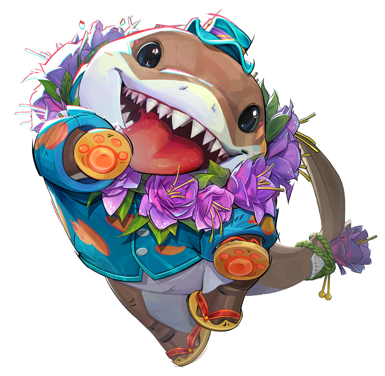 Jeff, Sunshine Land Shark Art from Marvel Rivals
