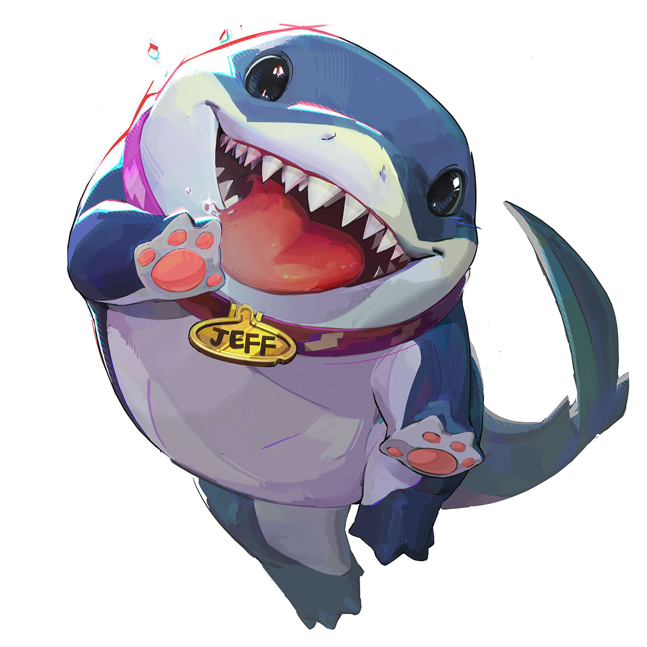 Jeff the Land Shark Art from Marvel Rivals