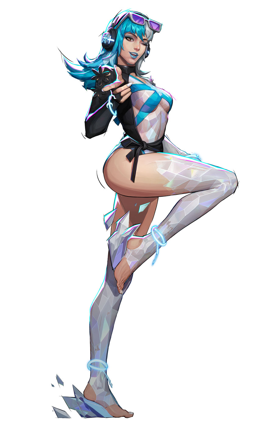 Luna Snow, Cool Summer Art from Marvel Rivals