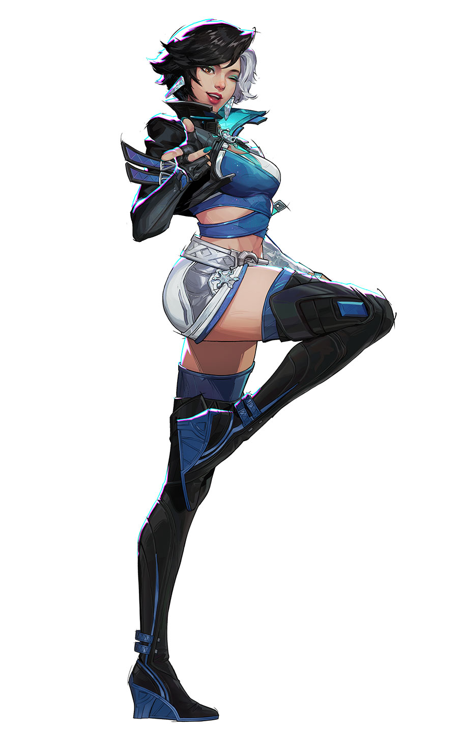 Luna Snow Art from Marvel Rivals