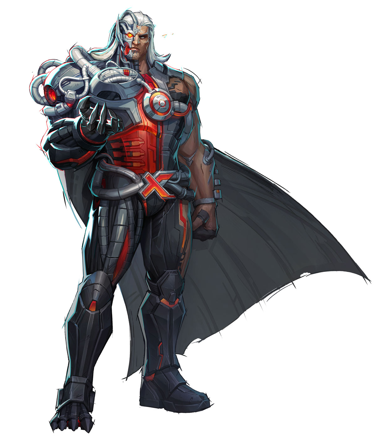 Magneto, Binary Sword Art from Marvel Rivals