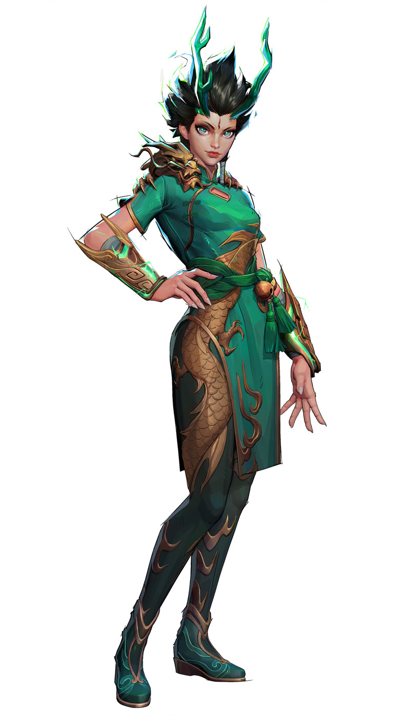 Mantis, Jade Maiden Art from Marvel Rivals