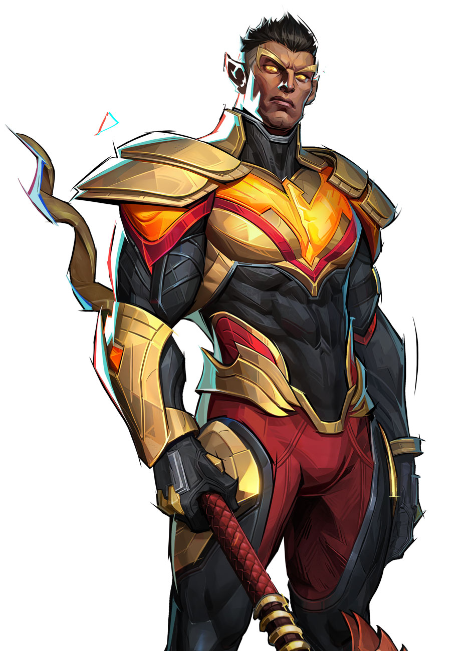 Namor, Phoenix King Art from Marvel Rivals