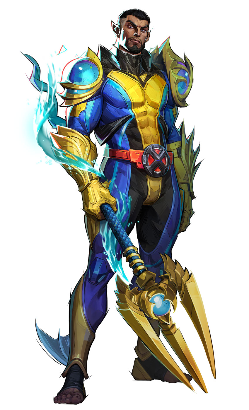 Namor, Retro X-Uniform Art from Marvel Rivals