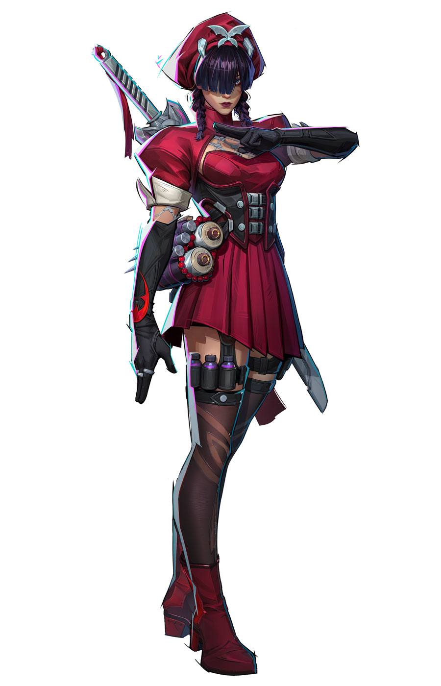 Psylocke, Blood Kariudo Art from Marvel Rivals