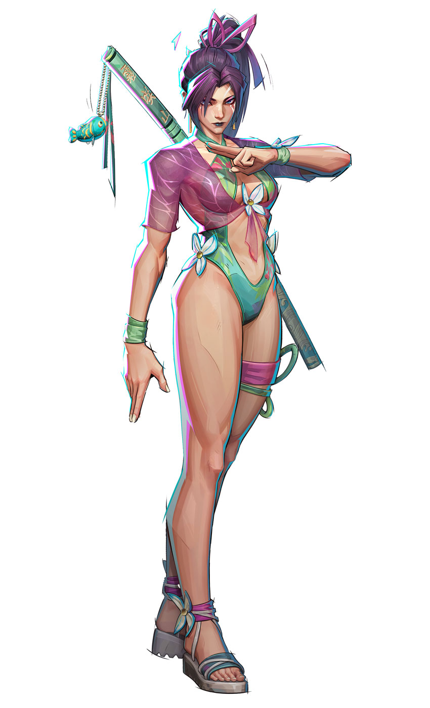 Psylocke, Breezy Butterfly Art from Marvel Rivals