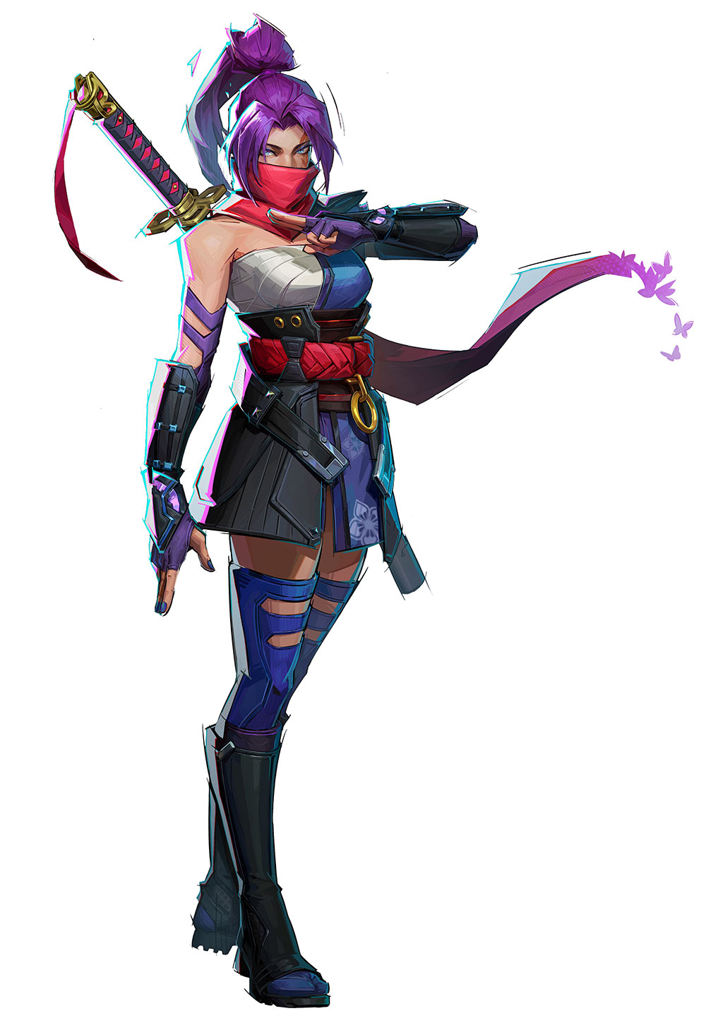 Psylocke Art from Marvel Rivals