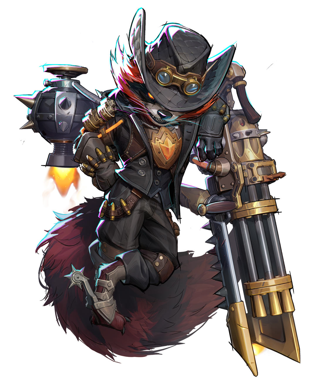 Rocket Raccoon, Bounty Hunter Art from Marvel Rivals