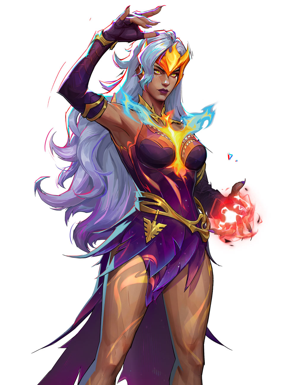 Scarlet Witch, Phoenix Chaos Art from Marvel Rivals