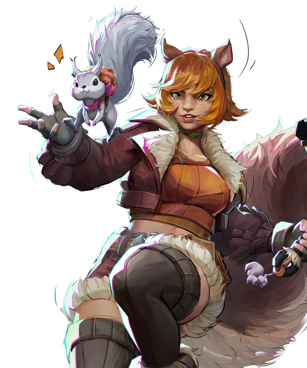 Squirrel Girl Artwork from Marvel Rivals