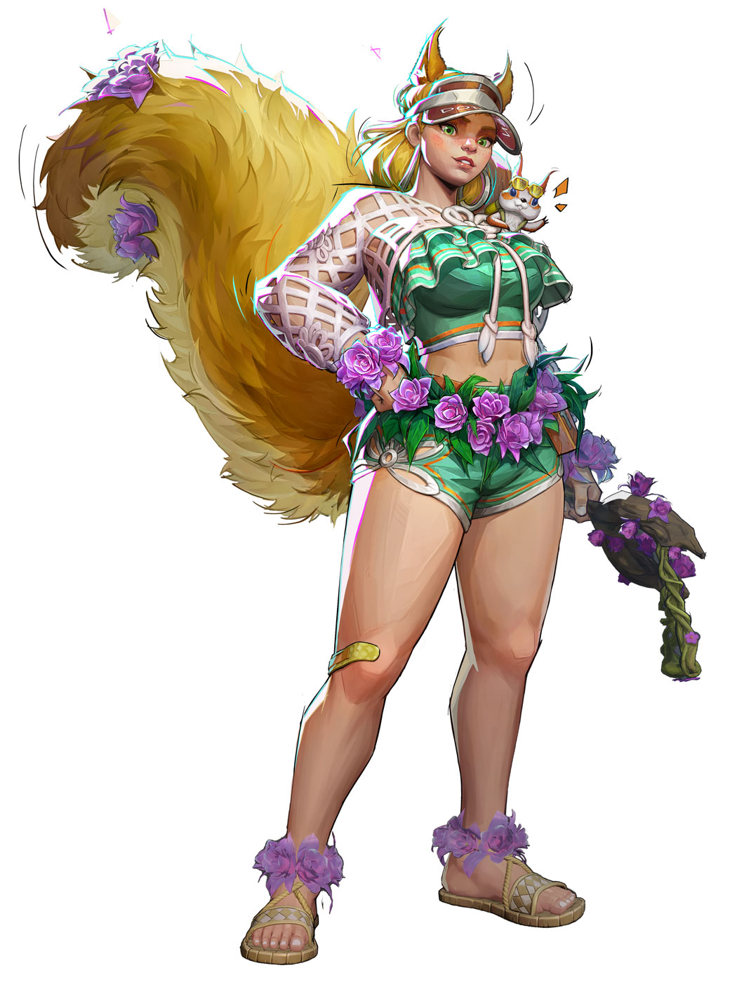 Squirrel Girl, Sunshine Squirrel Art from Marvel Rivals