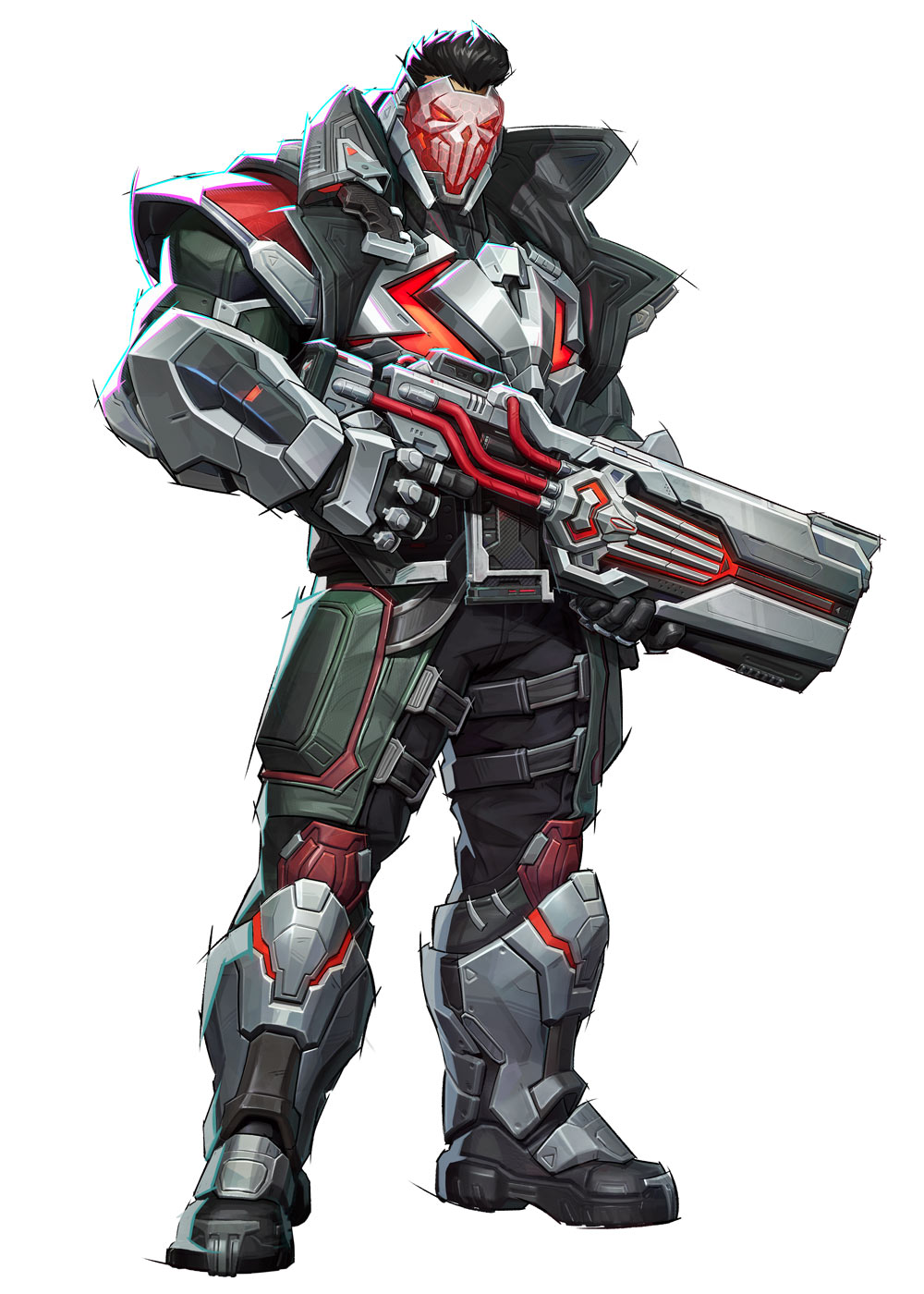 The Punisher, Punisher 2099 Art from Marvel Rivals