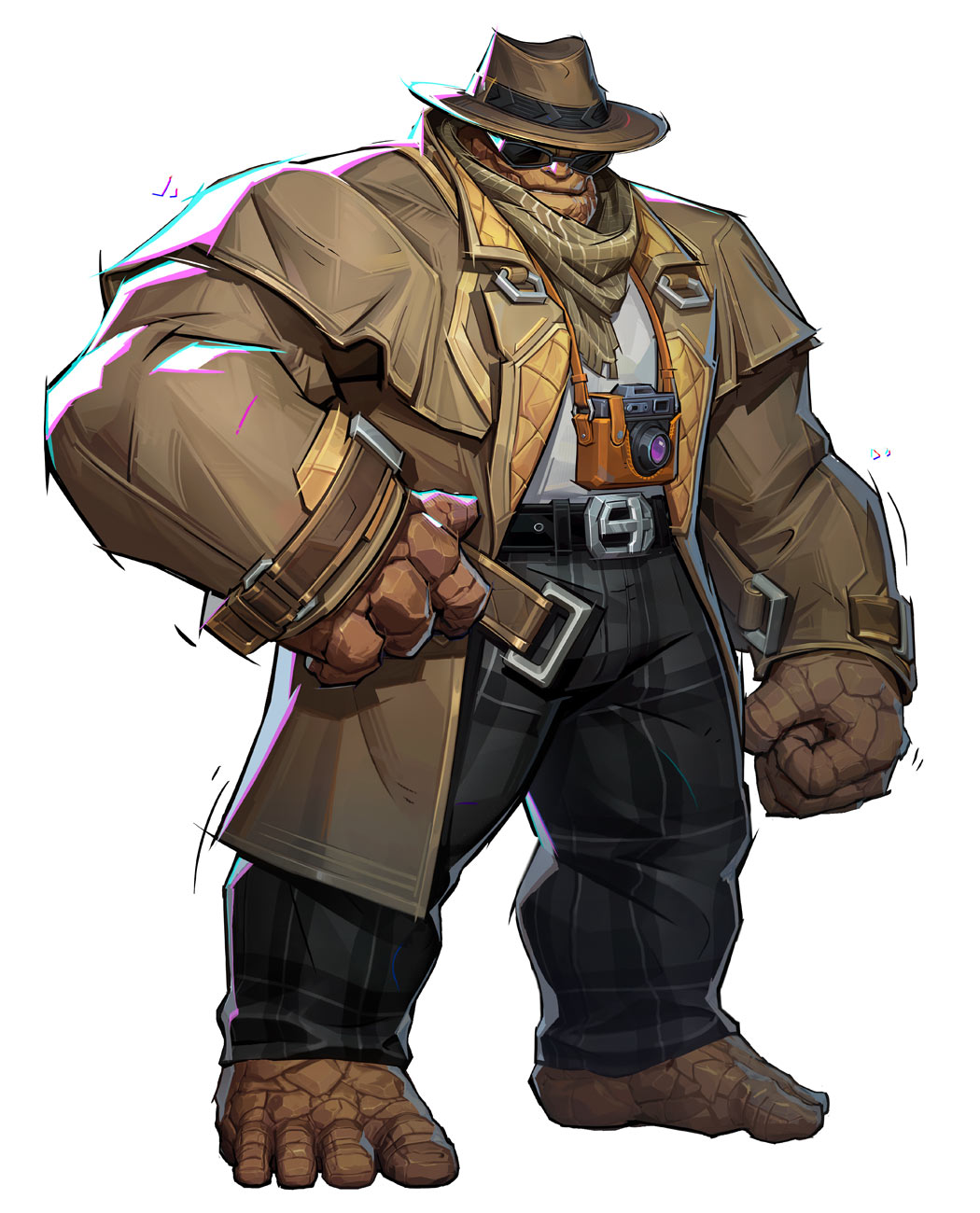 The Thing, Trench Coat Art from Marvel Rivals