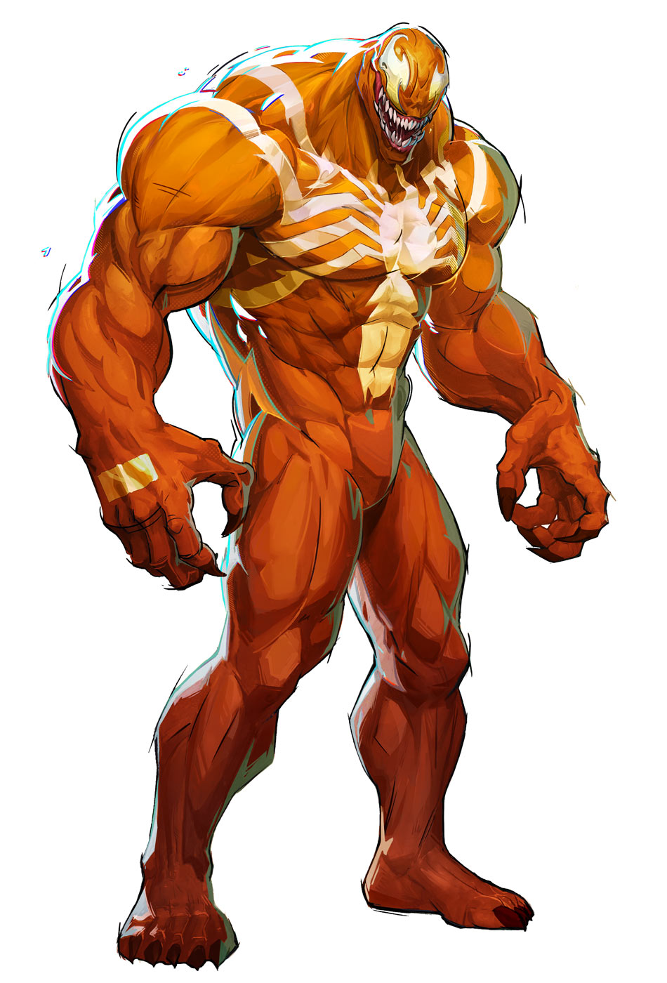 Venom, Hyper Orange Art from Marvel Rivals