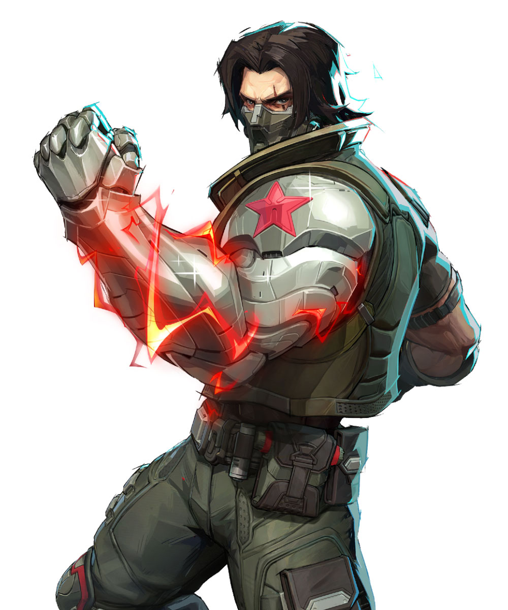 Winter Soldier Artwork from Marvel Rivals