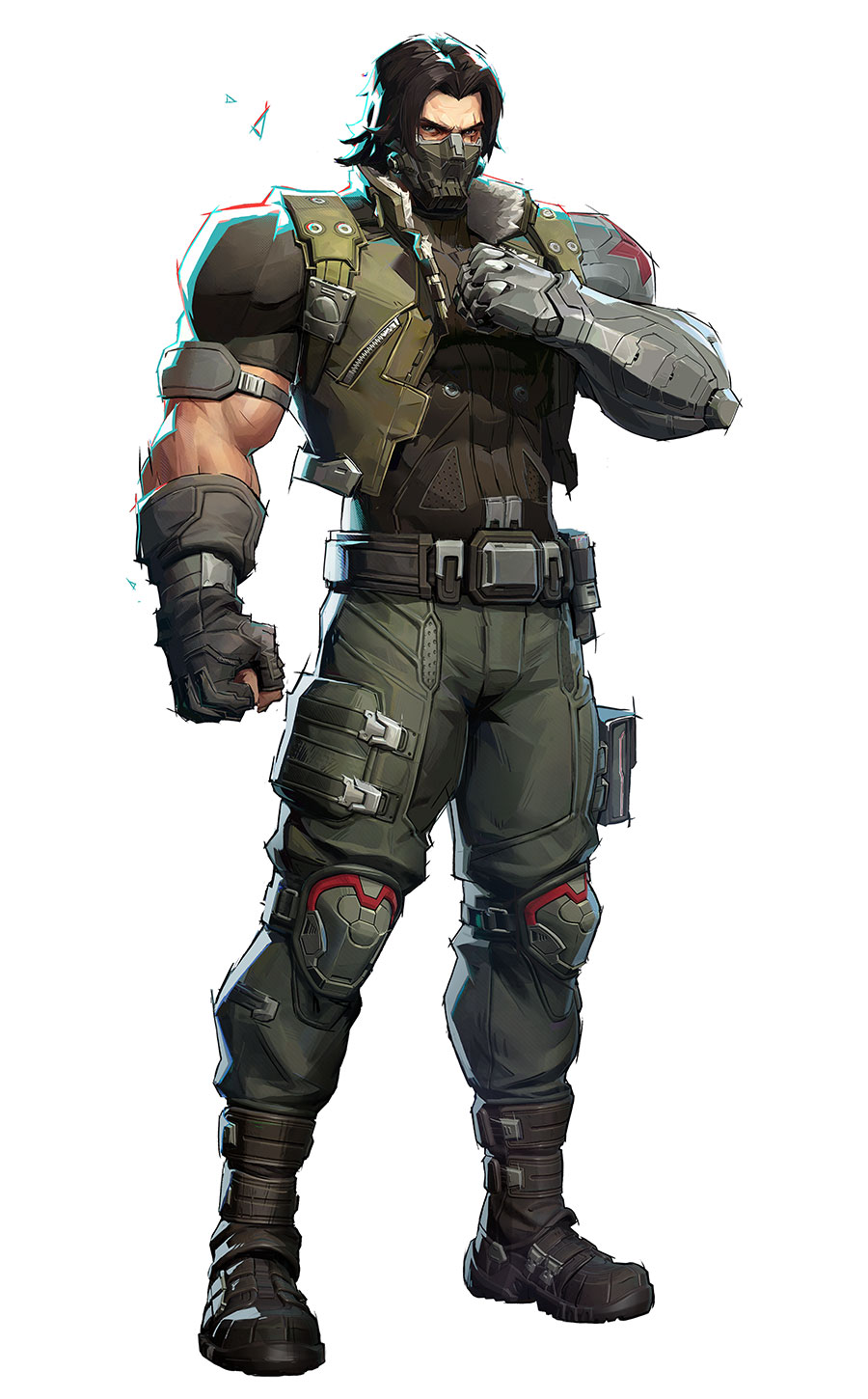 Winter Soldier Art from Marvel Rivals