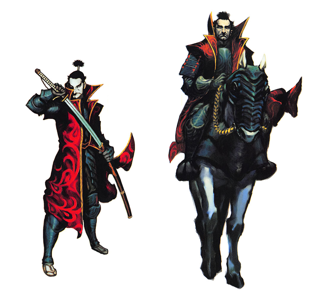 Nobunaga Oda Concept Art from Onimusha: Warlords