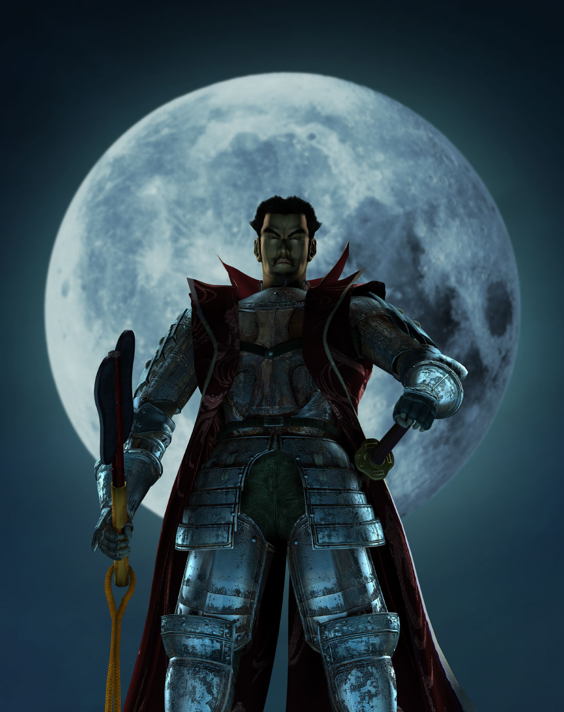Nobunaga Oda Promo Art from Onimusha: Warlords